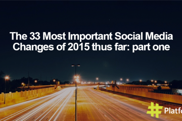 Most importaant social media changes of 2015, thus far
